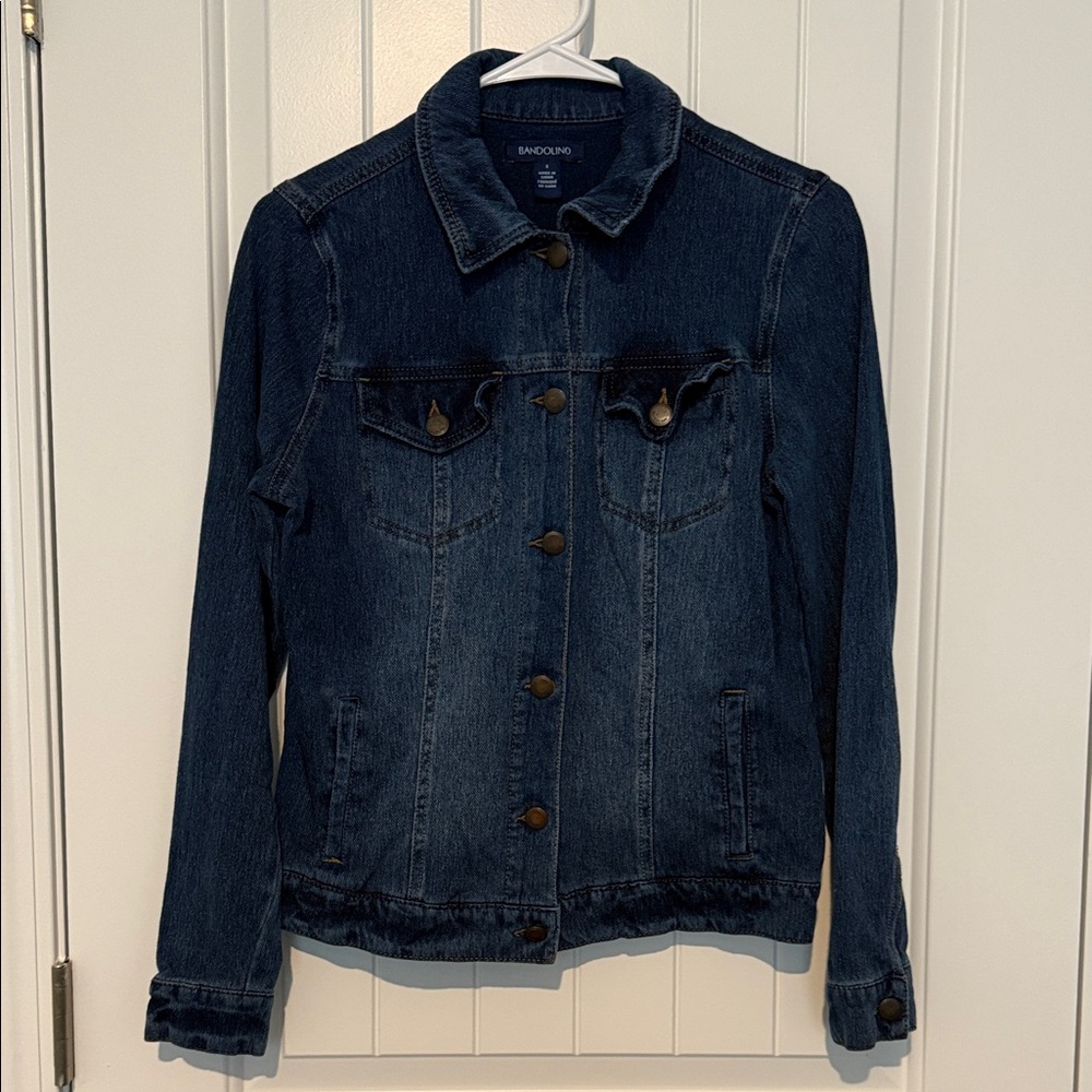 Bandolino Classic Denim Jacket - Deep Blue